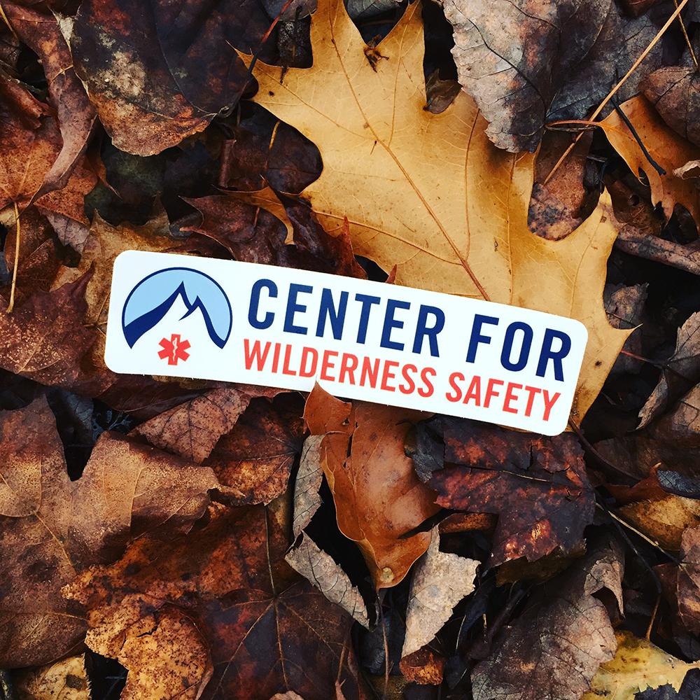 Center for Wilderness Safety - Rectangular (Vinyl Decal) Decal Center for Wilderness Safety 