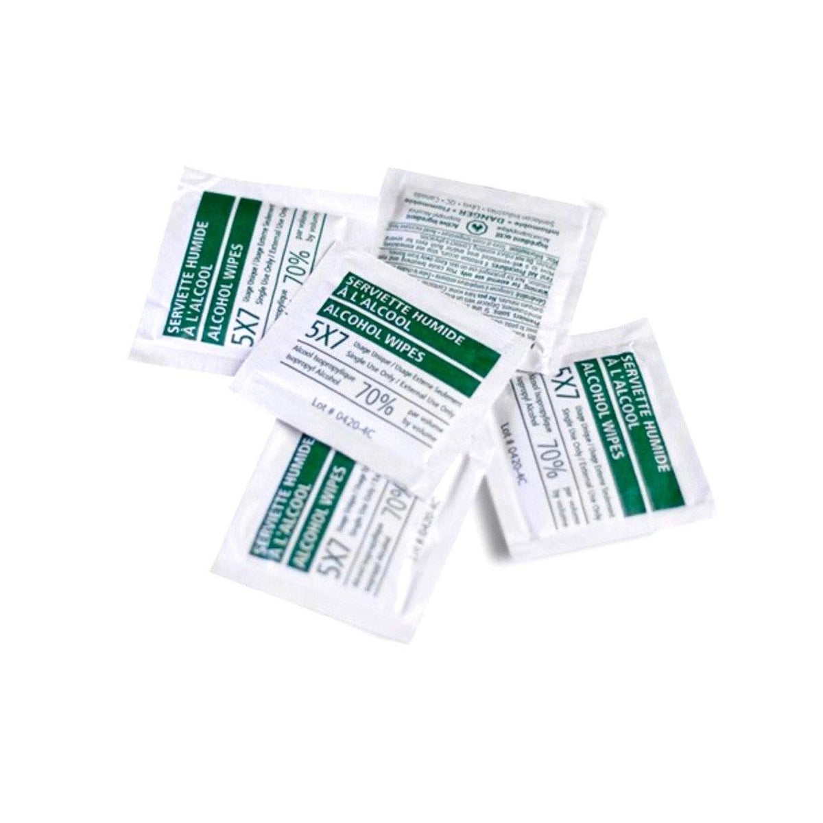 Alcohol Sani-Wipes (5x7 Inch) - The First Aid Gear Shop