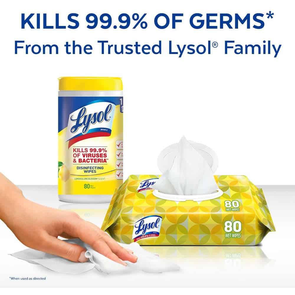 Lysol Disinfecting Wipes (80-Count) - The First Aid Gear Shop