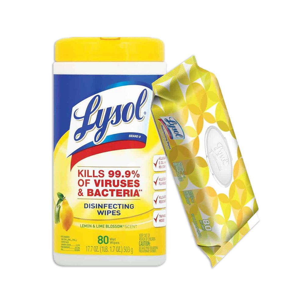 Lysol Disinfecting Wipes (80-Count) - The First Aid Gear Shop