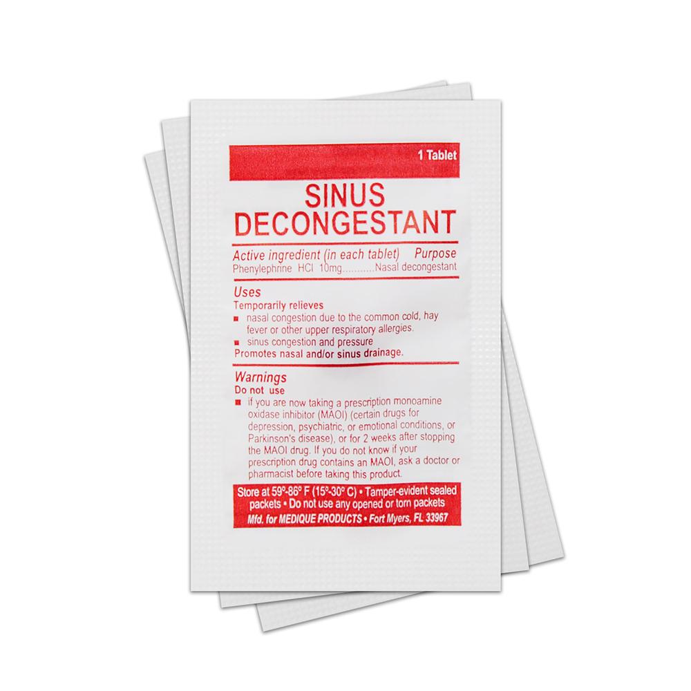 Sinus Decongestant (Single Packet) - The First Aid Gear Shop