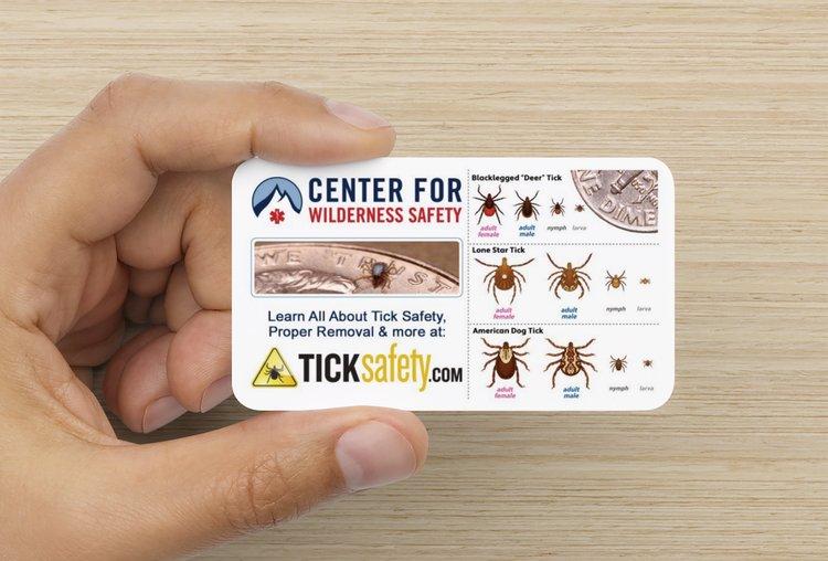 Tick Identification Cards Reference Card TickSafety.com Single Card (20¢ ea) 