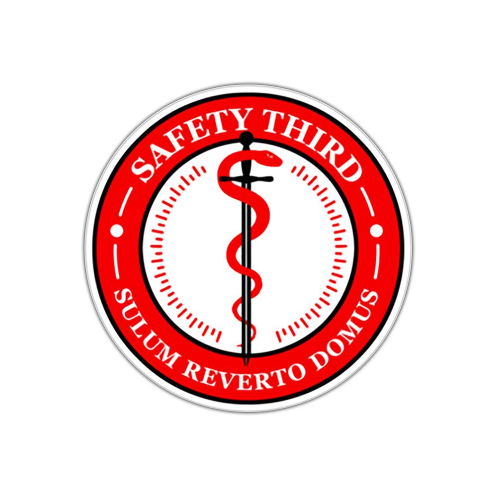 Weatherproof Safety Third Decal - The First Aid Gear Shop